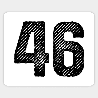 Forty Six 46 Sticker